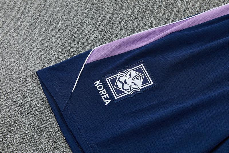 South Korea Blue/Purple Shorts Training Set