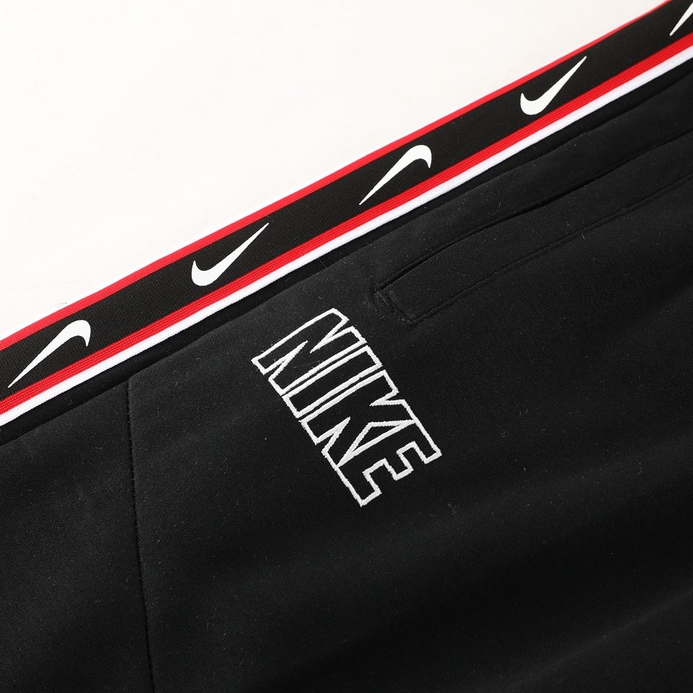 Nike Repeat Red And Black Hooded Tracksuit