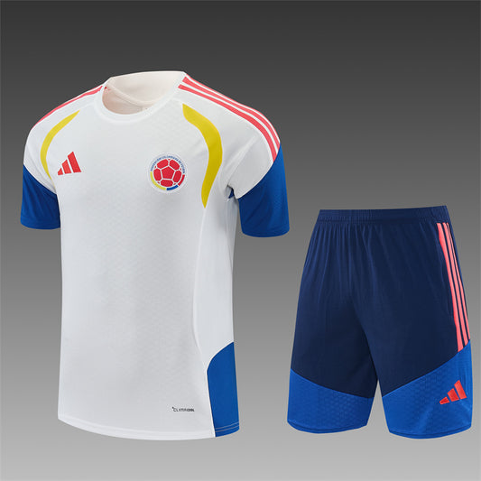 Columbia White/Blue Shorts Training Set