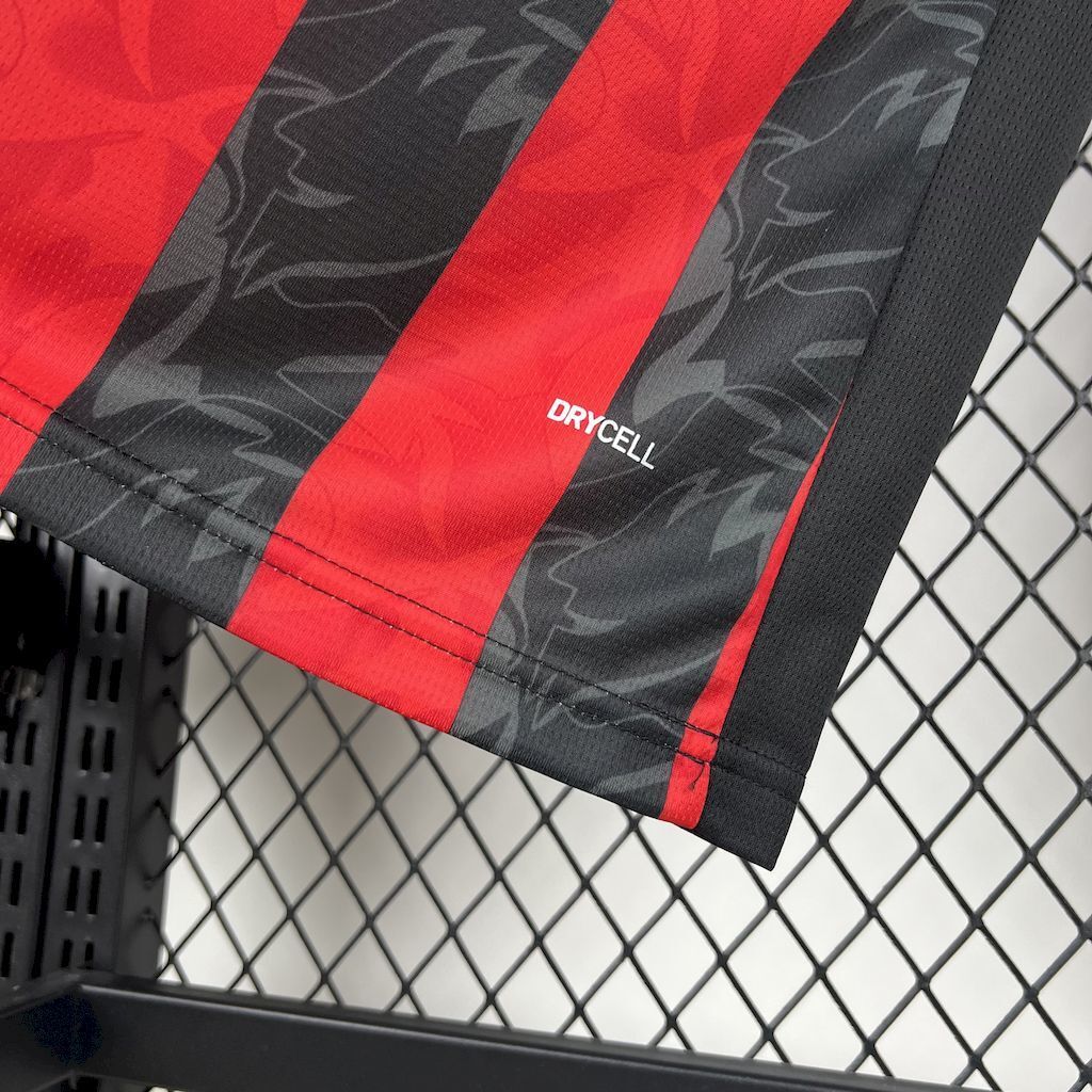 25/26 AC Milan Home Jersey (Long Sleeve)