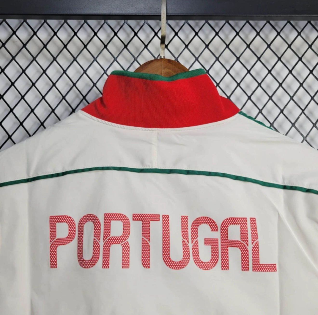 Portugal Cream/Red/Green Windbreaker