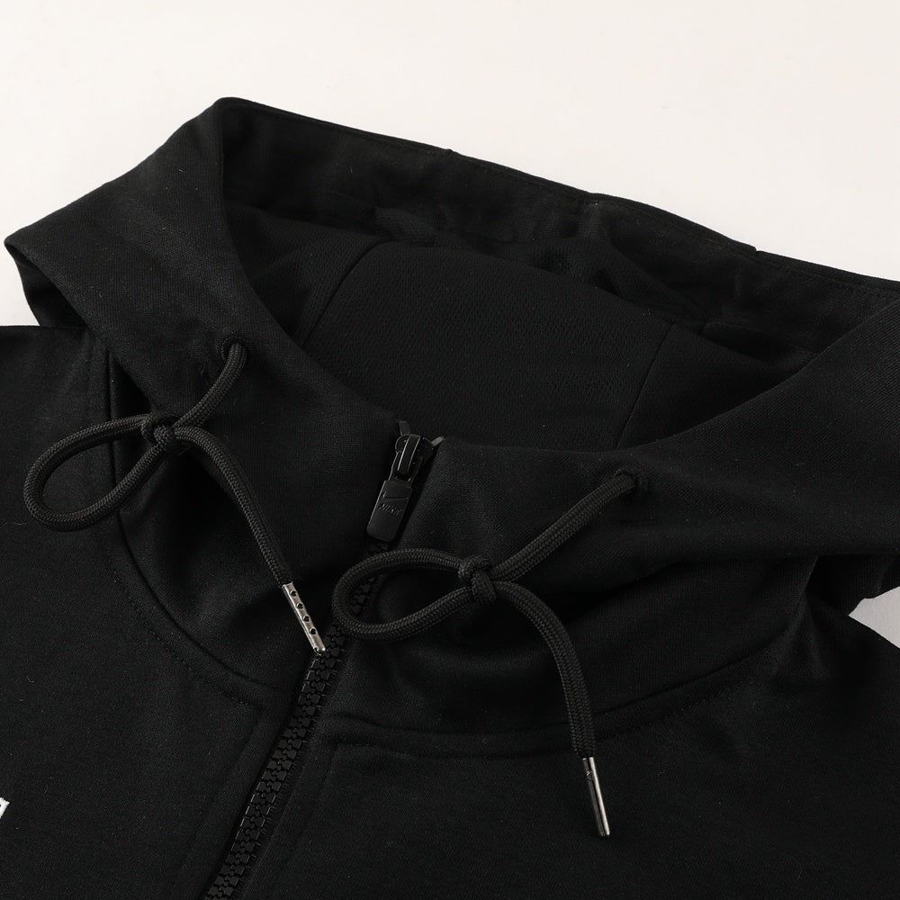 Nike Repeat Volt And Black Hooded Tracksuit