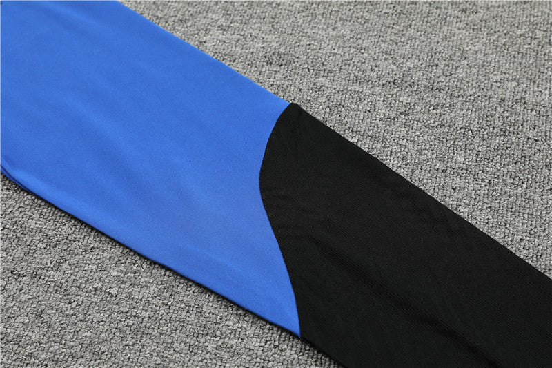 22/23 Jordan x PSG Black And Blue 1/4 Zip Tracksuit