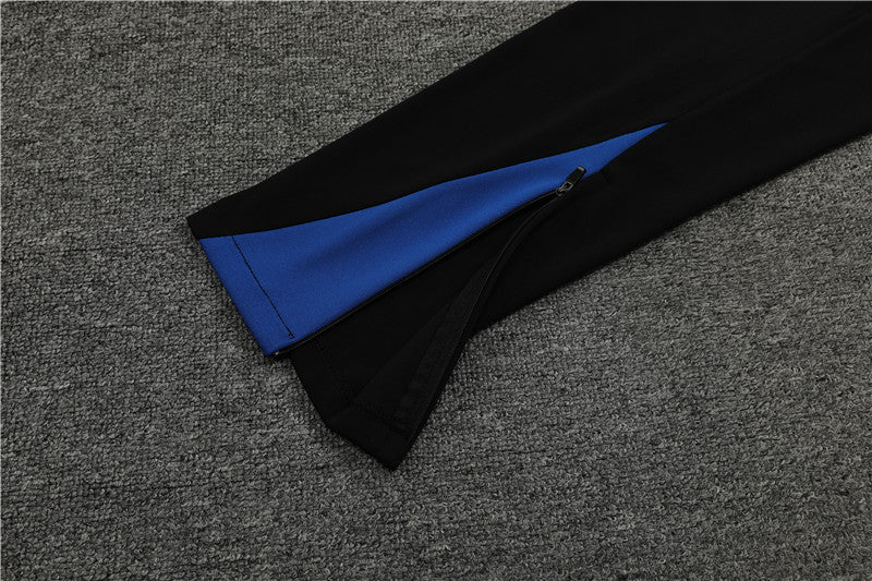 24/25 FC Barcelona Blue And Black 1/4 Zip Tracksuit