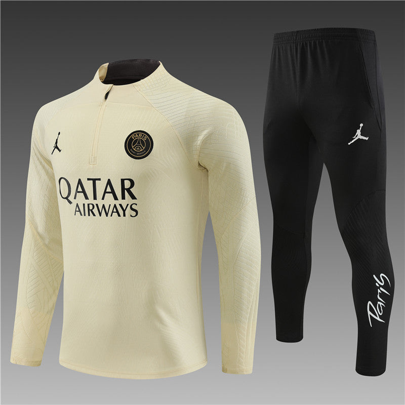 23/24 Jordan x PSG Stone 1/4 Zip Tracksuit