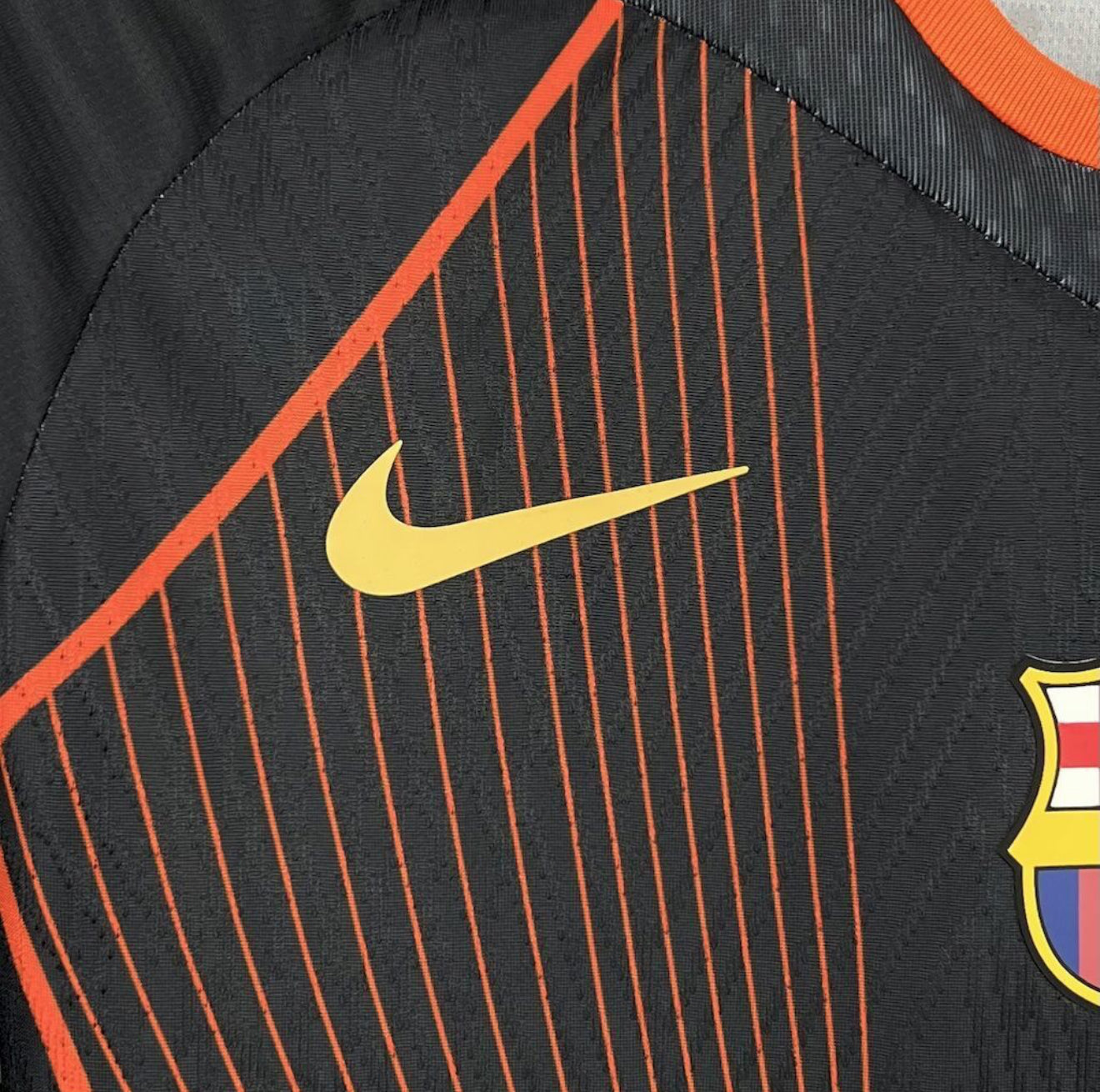 FC Barcelona Black/Orange Limited Edition Jersey