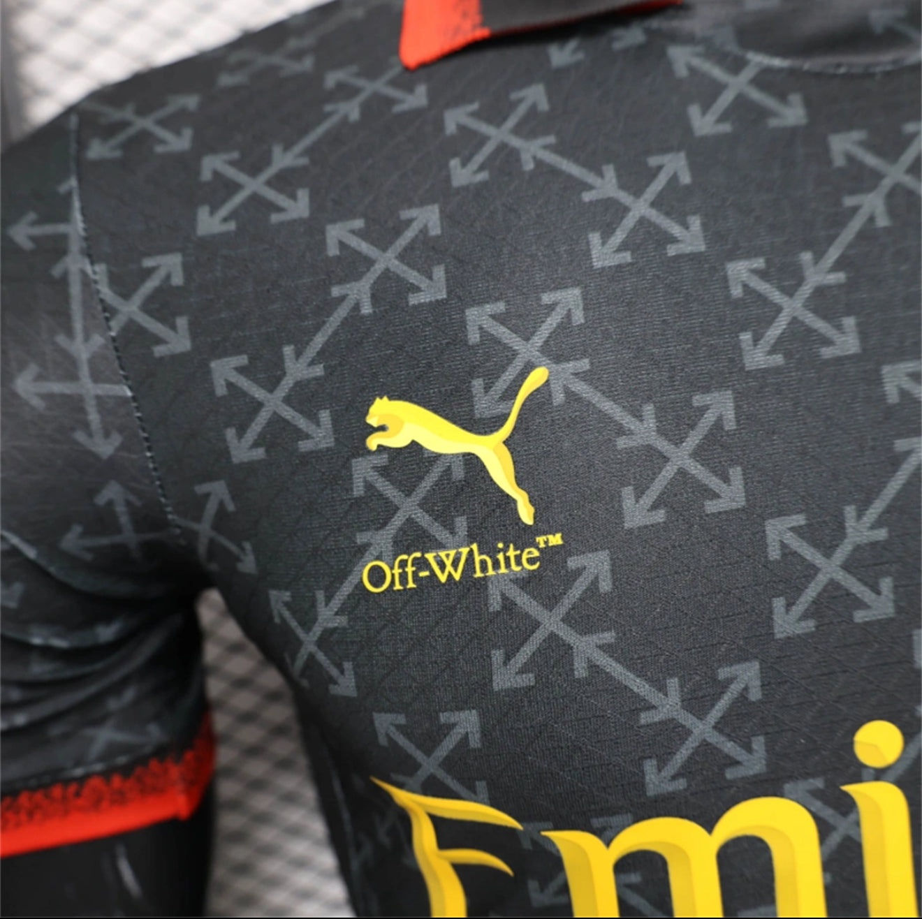 AC Milan x Off-White Black Jersey (Players Version)