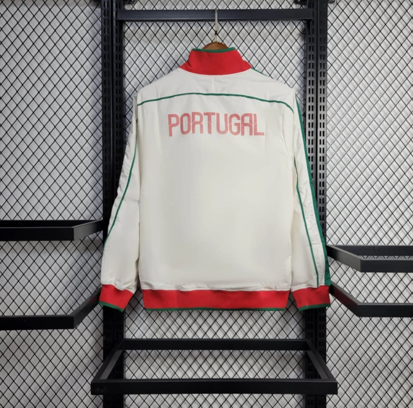Portugal Cream/Red/Green Windbreaker