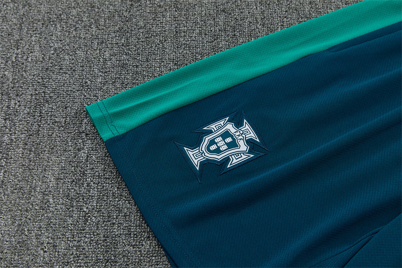Portugal Dark Green Shorts Training Set