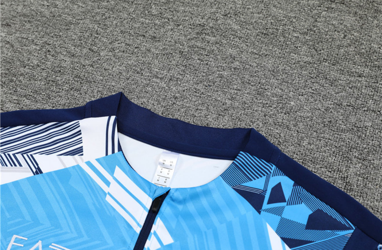 24/25 SSC Napoli Blue 1/4 Zip Tracksuit